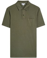 Sunspel - Katoenen Poloshirt - Lyst