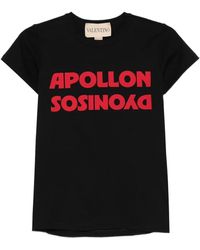 Valentino Garavani - Apollon Dyonisos-Print T-Shirt - Lyst
