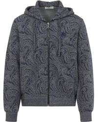 Etro - Kapuzenjacke mit Paisleymuster - Lyst