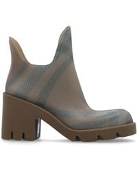 Burberry - Bottines Marsh À Carreaux 65 Mm - Lyst