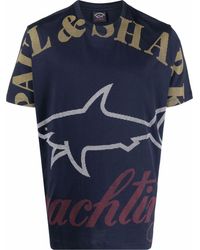 Paul & Shark - Maxi Logo-print T-shirt - Lyst