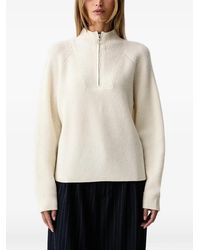 Marc O' Polo - Ribbed-Knit Zip-Up Sweater - Lyst
