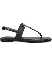 BOSS - Sandalen mit Logo-Schild - Lyst