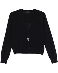 Liu Jo - Crystal-Embellishment Cardigan - Lyst