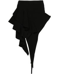 Mugler - Asymmetrische Mini-Rok - Lyst