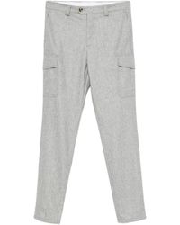 Brunello Cucinelli - Pantalon En Laine À Poches Cargo - Lyst