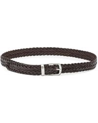 Officine Creative - Woven Leather Belt - Lyst
