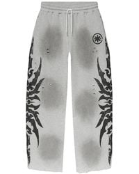 LOSTSHDWS - Acid-Wash Graphic-Print Track Pants - Lyst