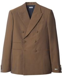 Burberry - Double-breasted Wool Blazer - Men's - Acetate/wool/viscose - Lyst