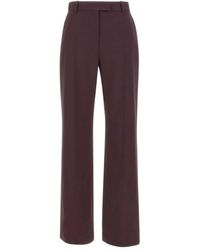 Eleventy - Pressed-Crease Wool Trousers - Lyst