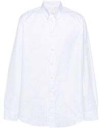 Givenchy - 4G-Motif Cotton Shirt - Lyst
