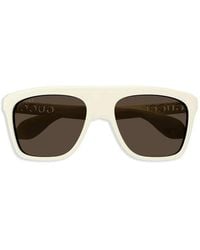 Gucci - Pilot-Frame Sunglasses - Lyst