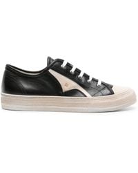 Moma - Panelled Leather Sneakers - Lyst