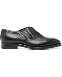 Bally - Elasticated-panels Leather Loafers - Lyst