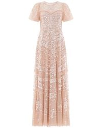 Needle & Thread - Anais Sequin-Embellished Gown - Lyst