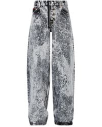 Martine Rose - Acid-Wash Zip-Fly Jeans - Lyst