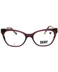 DKNY - Cat-Eye Tortoiseshell-Effect Glasses - Lyst