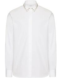 Valentino Garavani - Untitled Stud Cotton Shirt - Lyst