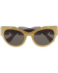 Versace - Medusa-Plaque Cat Eye-Frame Sunglasses - Lyst