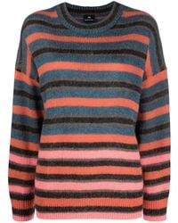 PS by Paul Smith - Pull en maille à rayures - Lyst