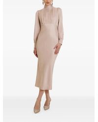 Framboise - Robe Mi-Longue Jacob À Col Montant - Lyst