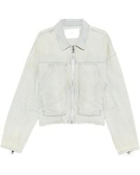 Purple Brand - Striped Zip Jacket - Lyst