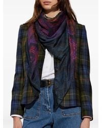 Etro - Scialle Con Stampa Paisley - Lyst