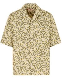Marni - Poplin Bowling Shirt With Vibrations Print - Lyst