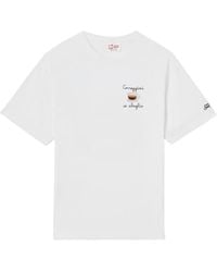 MC2 Saint Barth - Portofino T-Shirt With Correggimi Se Sbaglio Embroidery - Lyst