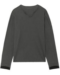 Zadig & Voltaire - Monastir Henley T-Shirt - Lyst
