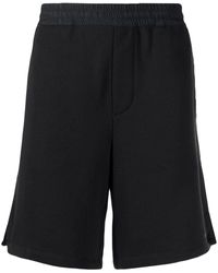 Emporio Armani - Elasticated-waist Bermuda Shorts - Lyst