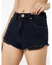 One Teaspoon - The One Raw-Edge Shorts - Lyst