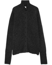 Alysi - High-Neck Button-Up Cardigan - Lyst