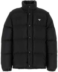 Prada - Re-Nylon Padded Jacket - Lyst