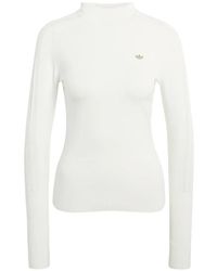 adidas - Knitted Hooded Long Sleeve Hoodie - Lyst