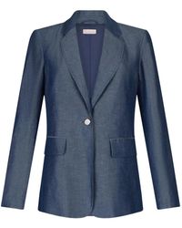Liu Jo - Blazer Con Placca Logo - Lyst
