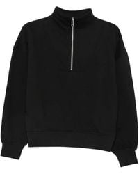 Calvin Klein - Half-Zip Logo-Embroidered Sweater - Lyst