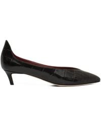 Magda Butrym - Croc-Effect Leather Pumps - Lyst