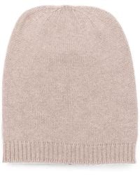 Fabiana Filippi - Ribbed-Trim Beanie Hat - Lyst