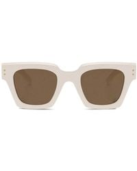 Dolce & Gabbana - Logo-Print Sunglasses - Lyst