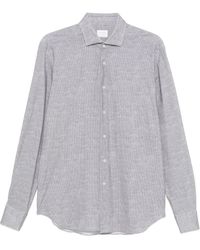 Xacus - Micro Patterned Button-Down Shirt - Lyst