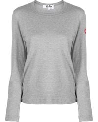 COMME DES GARÇONS PLAY - X The Artist Invader Pixelated-Appliqué T-Shirt - Lyst