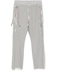 Midorikawa - Fringe-Detailing Trousers - Lyst