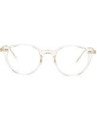Oliver Peoples - Brille Mit Rundem Gestell - Lyst