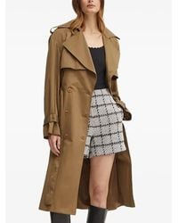 Bardot - Belted Double-Breasted Trench Coat - Lyst