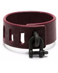 Parts Of 4 - Restraint-Charm Leather Bracelet - Lyst