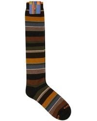 Gallo - Horizontal-Stripe Knee-High Socks - Lyst