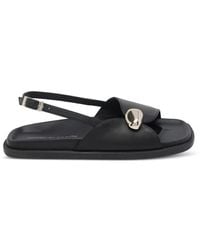 Ángel Alarcón - Square-Toe Buckle Sandals - Lyst