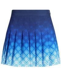 CASABLANCA - Pleated Mini Skirt - Lyst