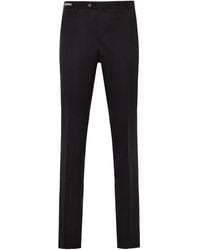 Corneliani - Raw-Edge Wool Trousers - Lyst